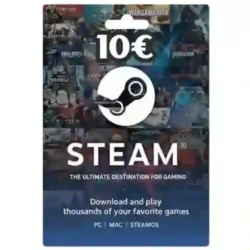 Carte Steam 10€ Maroc – Rechargez Votre Compte Steam Facilement