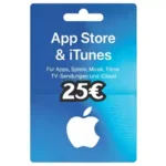 Carte iTunes 25€ Maroc – Carte Cadeau Apple Officielle à Crédit Instantané