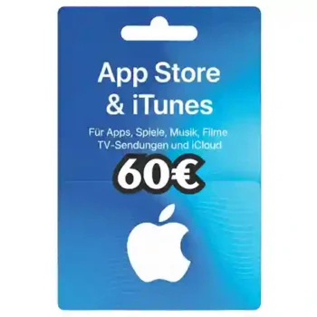 Carte iTunes 60€ Maroc – Carte Cadeau Apple Officielle à Crédit Élevé