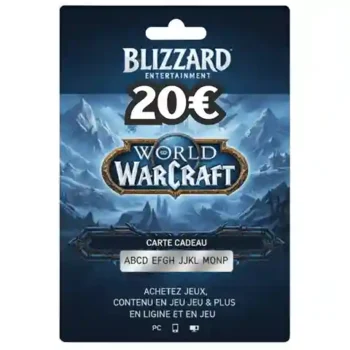 Carte Blizzard 20€ Maroc – Recharge Officielle Rapide et Sécurisée