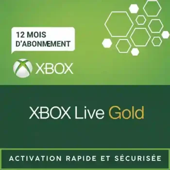 Abonnement Xbox Live Gold 12 Mois Maroc  – Multijoueur Officiel au Maroc