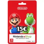 Carte Nintendo eShop 15€ Maroc  – Activation Immédiate et Garantie Officielle