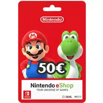 Carte Nintendo eShop 50€ Maroc – Code Immédiat Sans Carte Bancaire
